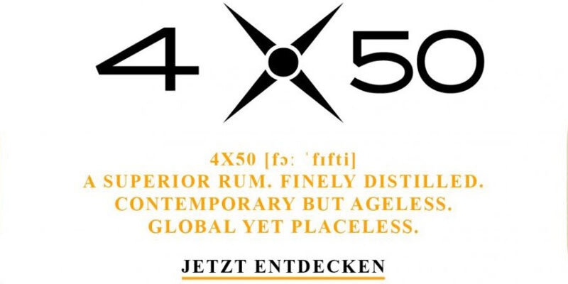  4X50 - Super-Premium Rum  - 