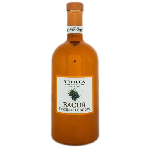 Bottega Bacur Distilled Dry Gin 1000ml 40% Vol.