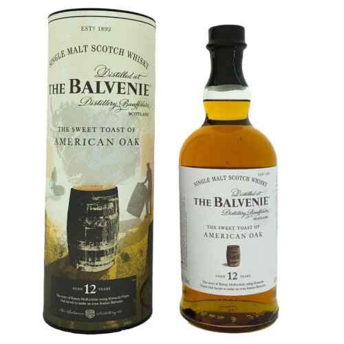 Balvenie 12 YO American Oak + Box 700ml 43% Vol.