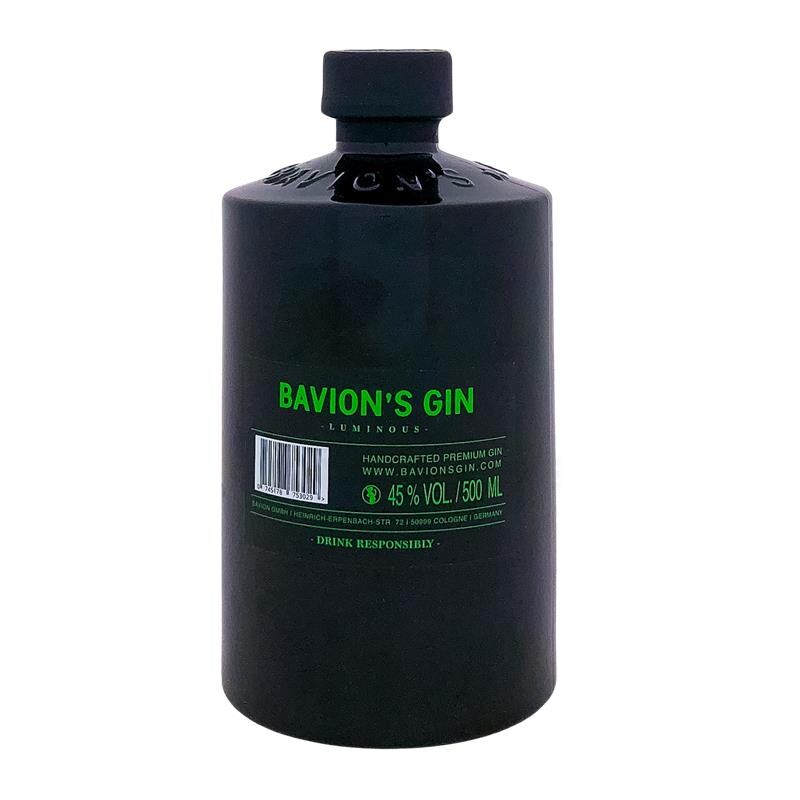 Bavion's Luminous Gin 500ml 45% Vol.