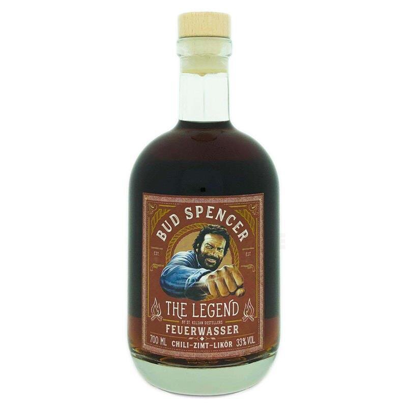Bud Spencer ( The Legend ) Feuerwasser Chili-Zimt Likör 700ml 33% Vol.