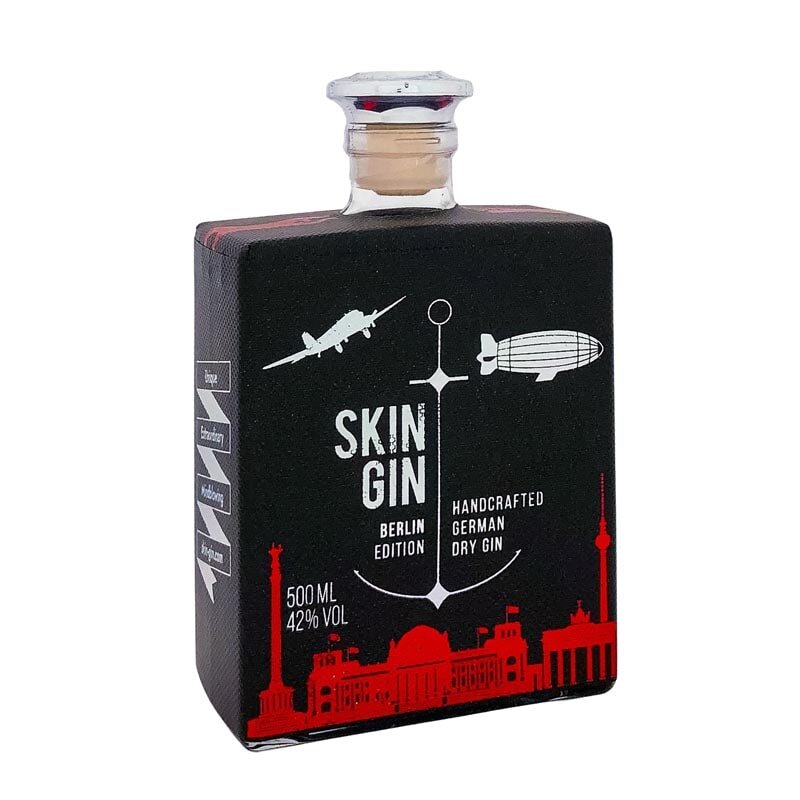 Skin Gin Berlin Edition schwarz 500ml 42% Vol.