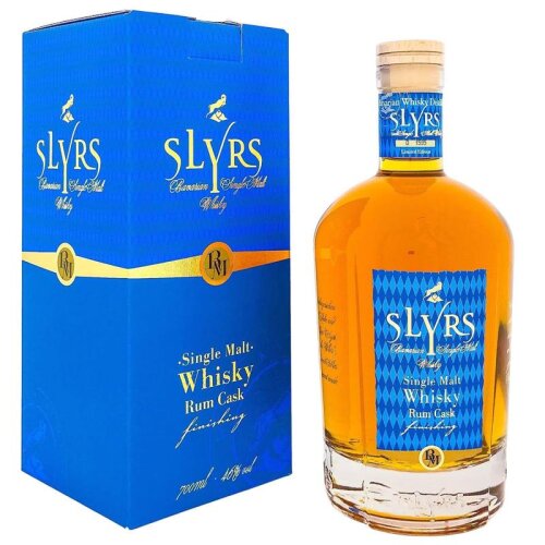 Slyrs Single Malt Rum Cask Finish + Box 700ml 46% Vol.