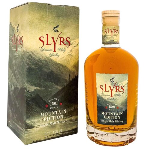 Slyrs Whisky Mountain Edition + Box 700ml 45% Vol.