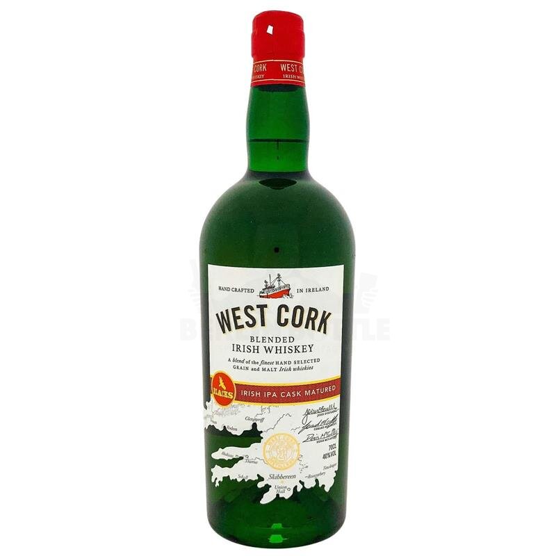 West Cork Blended Irish Whiskey Irish IPA Finish 700ml 40% Vol.