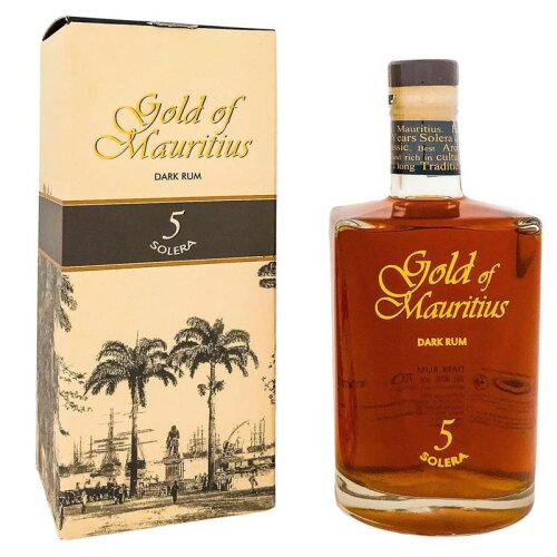 Gold of Mauritius Solera 5 + Box 700ml 40% Vol.