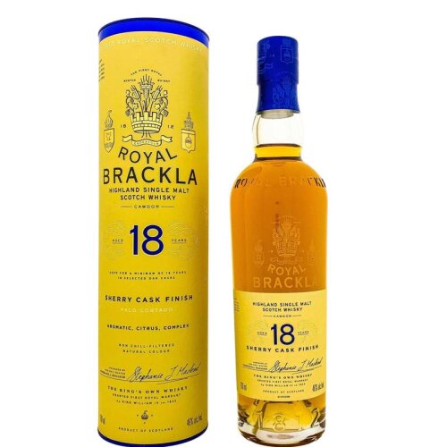 Royal Brackla 18 Years + Box 700ml 46% Vol.