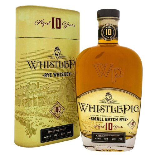 WhistlePig Rye 10 Years + Box 700ml 50% Vol.