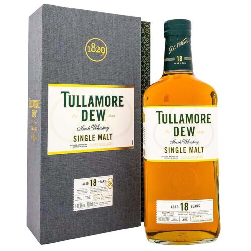 Tullamore Dew 18 YO + Box 700ml 41,3% Vol.