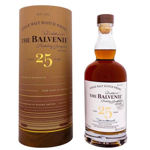 Balvenie 25 Years Rare Casks + Box  700ml 48% Vol.