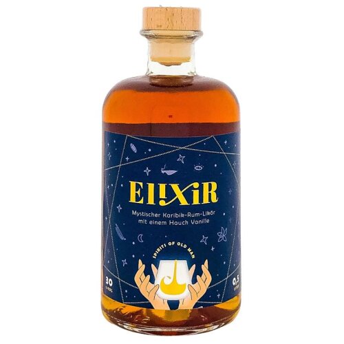 Old Man Elixir ( Rum Likör )  500m 30% Vol.