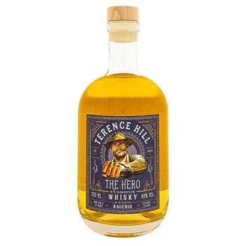 Terence Hill The Hero Whisky Rauchig 700ml 49% Vol.