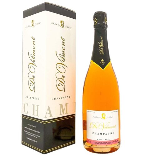 De Vilmont Champagner Rose + Box 750ml 12,5% Vol.