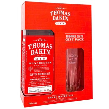 Thomas Dakin Manchester Dry Gin 700ml + Glas in Box 42% Vol