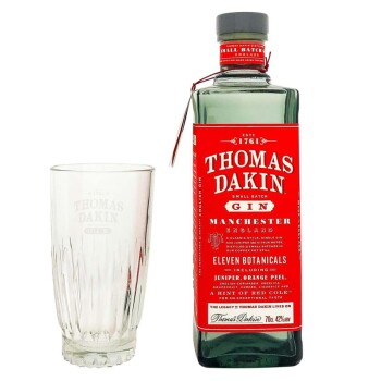 Thomas Dakin Manchester Dry Gin 700ml + Glas in Box 42% Vol