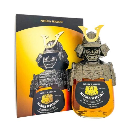 Nikka Gold & Gold Kubuto Samurai + Box 700ml 43% Vol.