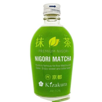 Kizakura Sake Nigori Matcha 300ml 10% Vol.
