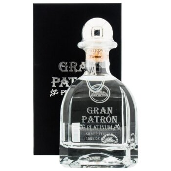 Gran Patron Tequila Platinum + Box 700ml 40% Vol.