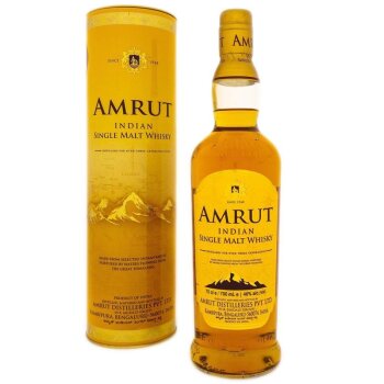Amrut Indian Single Malt Whisky + Box 700ml 46% Vol.