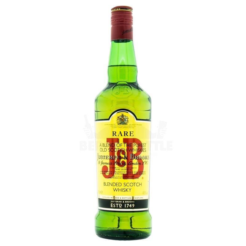 J & B Rare Blended Scotch 700ml 40% Vol.