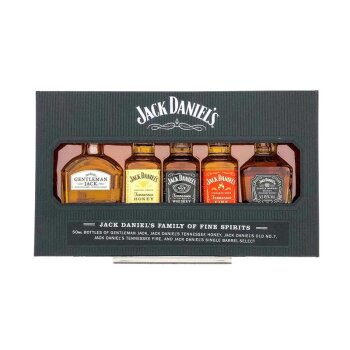 Jack Daniels Family Set Mini 5 x 50ml 40% Vol.