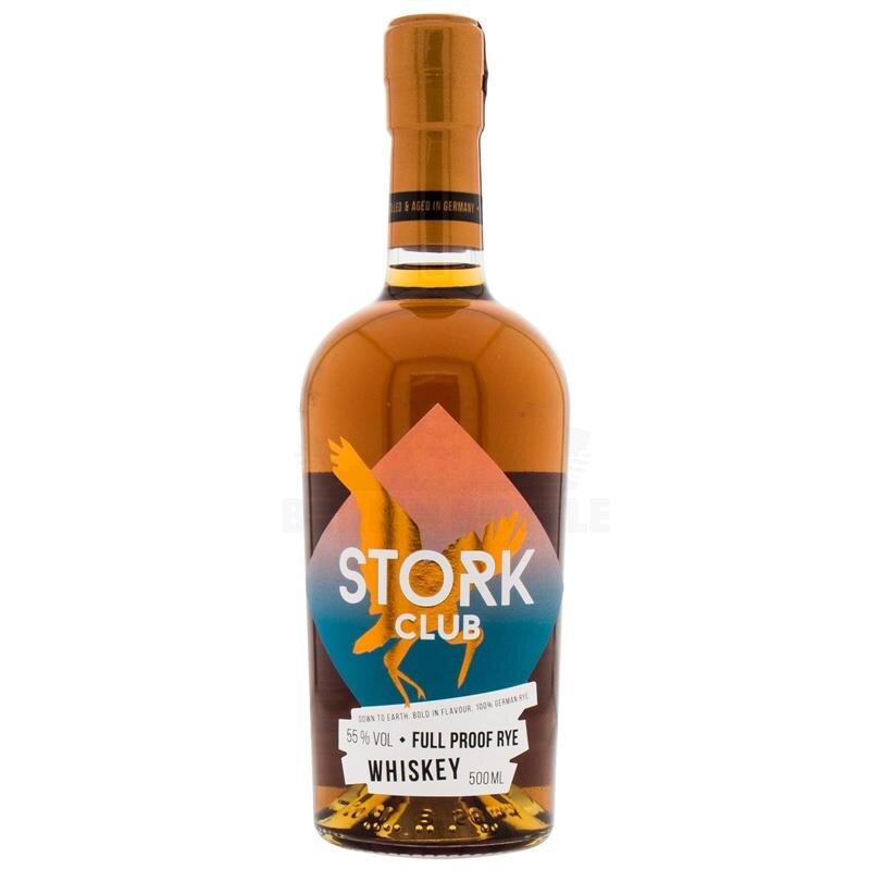 Stork Club Straight Rye Whiskey Full Proof 500ml 55% Vol.