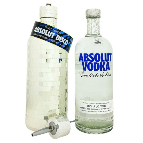 Absolut Vodka Disco 1000ml 40% Vol.