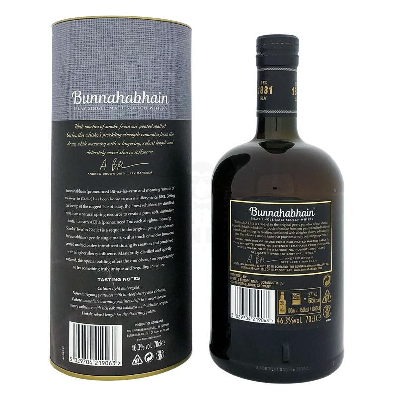 Bunnahabhain Toiteach a Dha + Box 700ml 46,3% Vol.