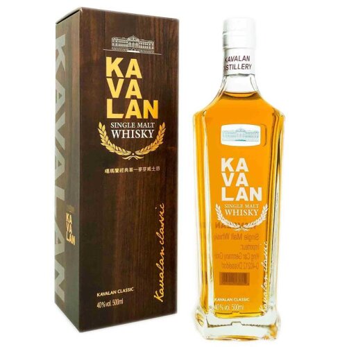 Kavalan classic Single Malt + Box  500ml 40 % Vol.