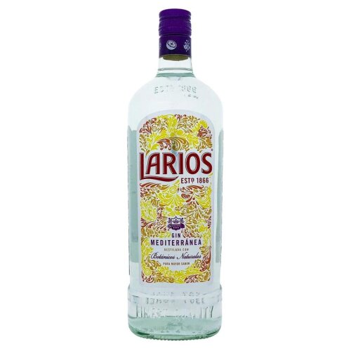 Larios Mediterránea Dry Gin 1000ml 37,5% Vol.