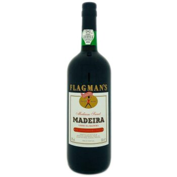 Flagmans Medium Sweet Madeira 1000ml 19% Vol.