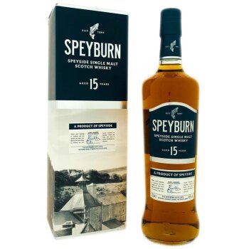 Speyburn 15 Years Old + Box 700ml 46% Vol.
