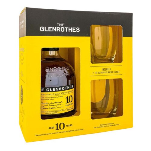 Glenrothes 10 YO + 2 Tumbler 700ml 40% Vol.