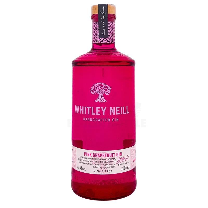Whitley Neill Pink Grapefruit Gin 700ml 43% Vol.
