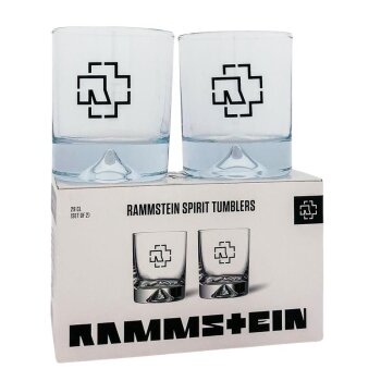 Rammstein 2 x Tumbler mit Box