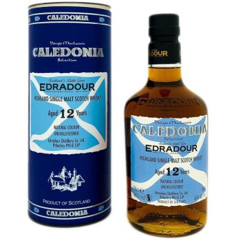 Edradour 12 Years Caledonia + Box 700ml 46% Vol.
