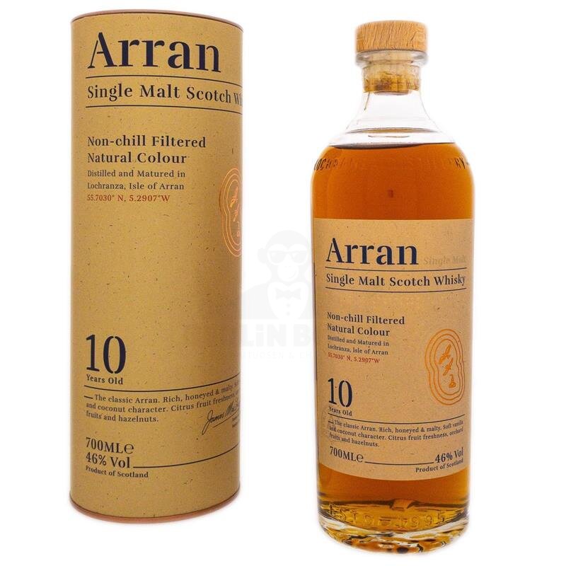 Arran Single Malt 10 Years + Box 700ml 46% Vol.
