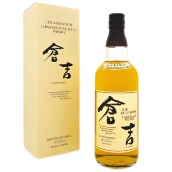 The Kurayoshi Pure Malt Whisky + Box 700ml 43% Vol.