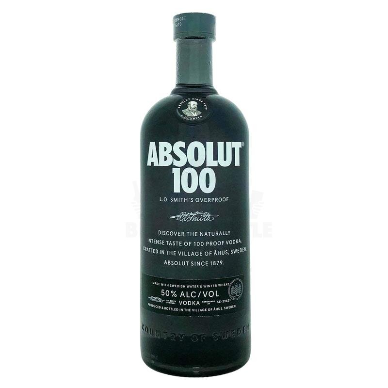 Absolut Vodka 100 Black 1000ml 50% Vol.