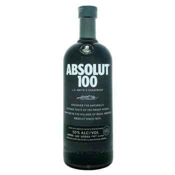 Absolut Vodka 100 Black 2020 Design 1000ml 50% Vol.
