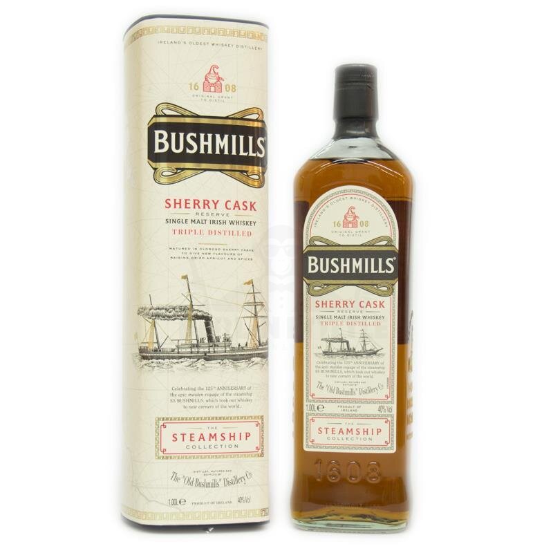 Bushmills Steamship Collection Sherry Cask Reserve + Box 1000ml 40% Vol.