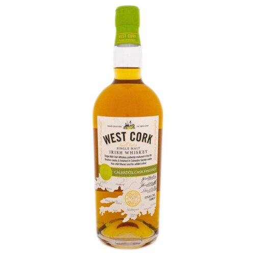 West Cork Single Malt Irish Whiskey Calvados Cask Finish...