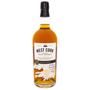 West Cork Black Cask Blended Irish Whiskey 700ml 40% Vol.