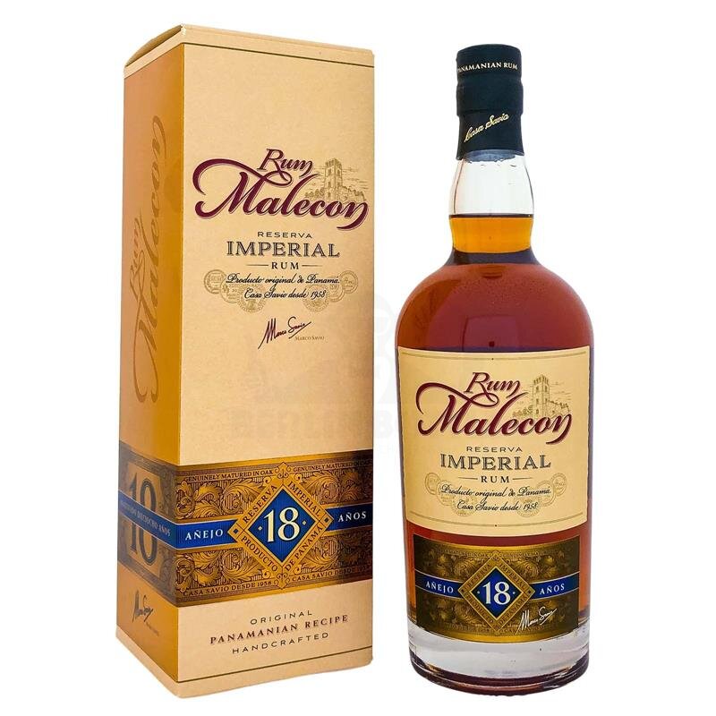 40% Rum Box Malecon + 18 Years 700ml