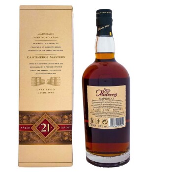 Rum Malecon Reserva Imperial 21 Years + Box 700ml 40% Vol.