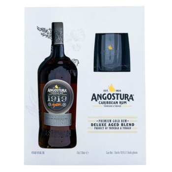 Angostura 1919 Premium Gold Rum + Glas 700ml 40% Vol.