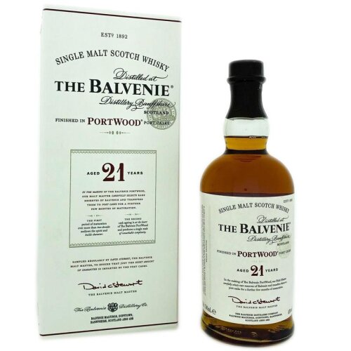 Balvenie 21 Years Portwood + Box 700ml 40% Vol.