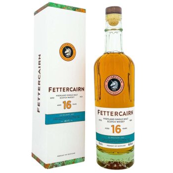 Fettercairn 16 YO 2nd Release 2021 + Box 700ml 46,4% Vol.