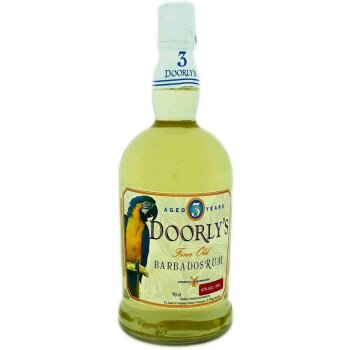 Doorlys 3yo White Rum 700ml 47% Vol.