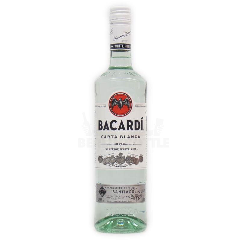Bacardi Carta Blanca 700ml 37,5'% Vol.